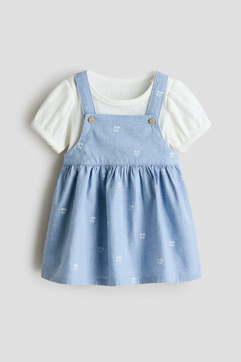 H&M 2-piece dress and bodysuit set